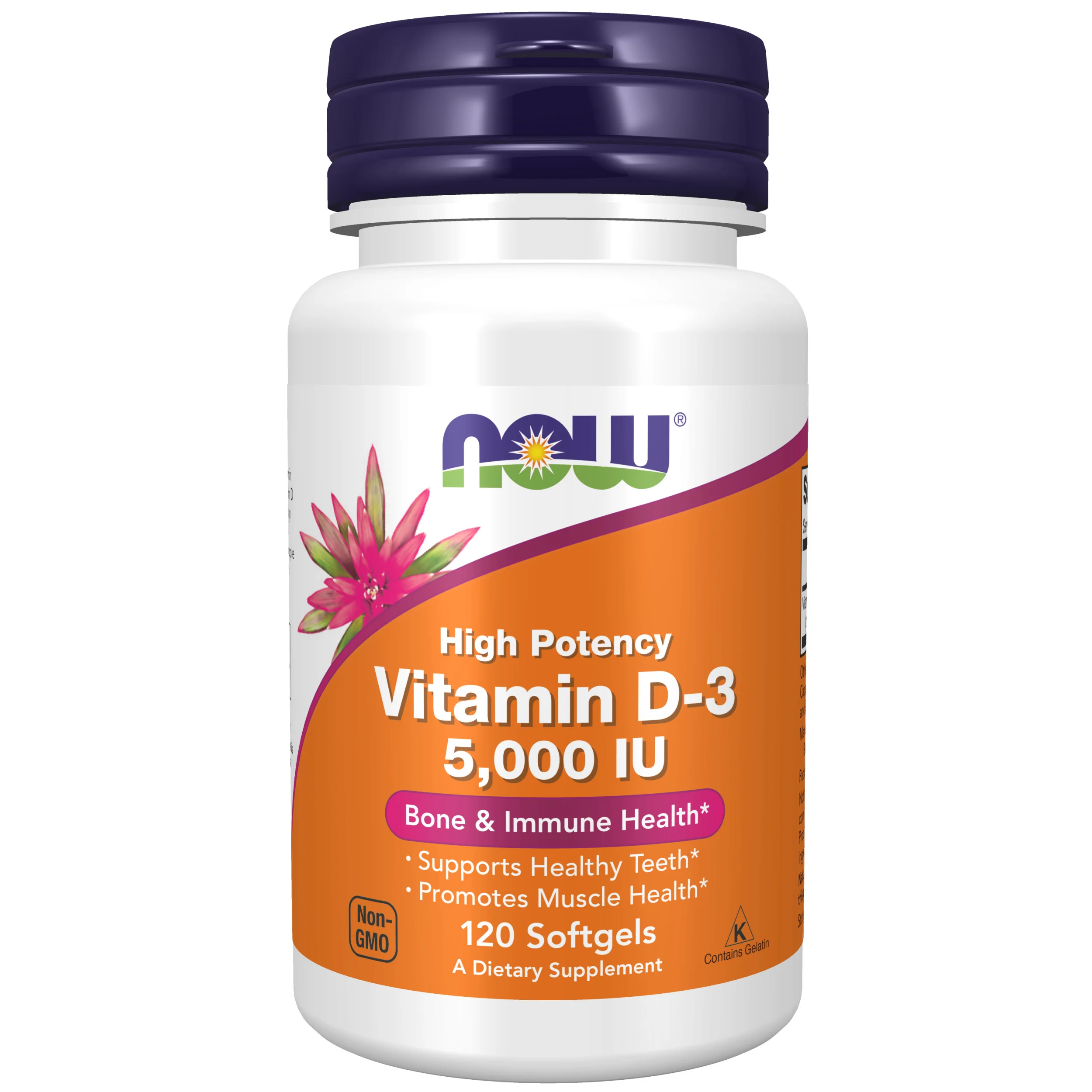 NOW Foods Vitamin D3 5000iu Softgels Shop Oh My Health Natural Supplements