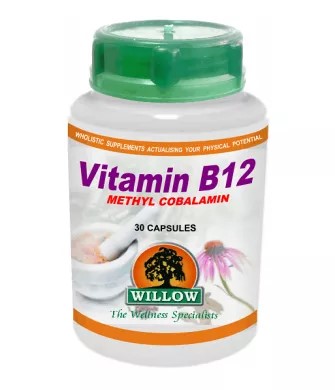 Willow Wellness Vit B12 Methylcobalamin