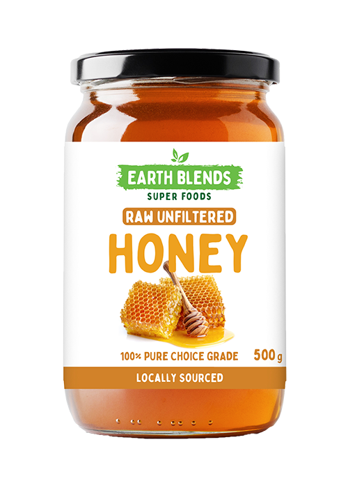 Earthblends Raw Unfiltered Honey 500g