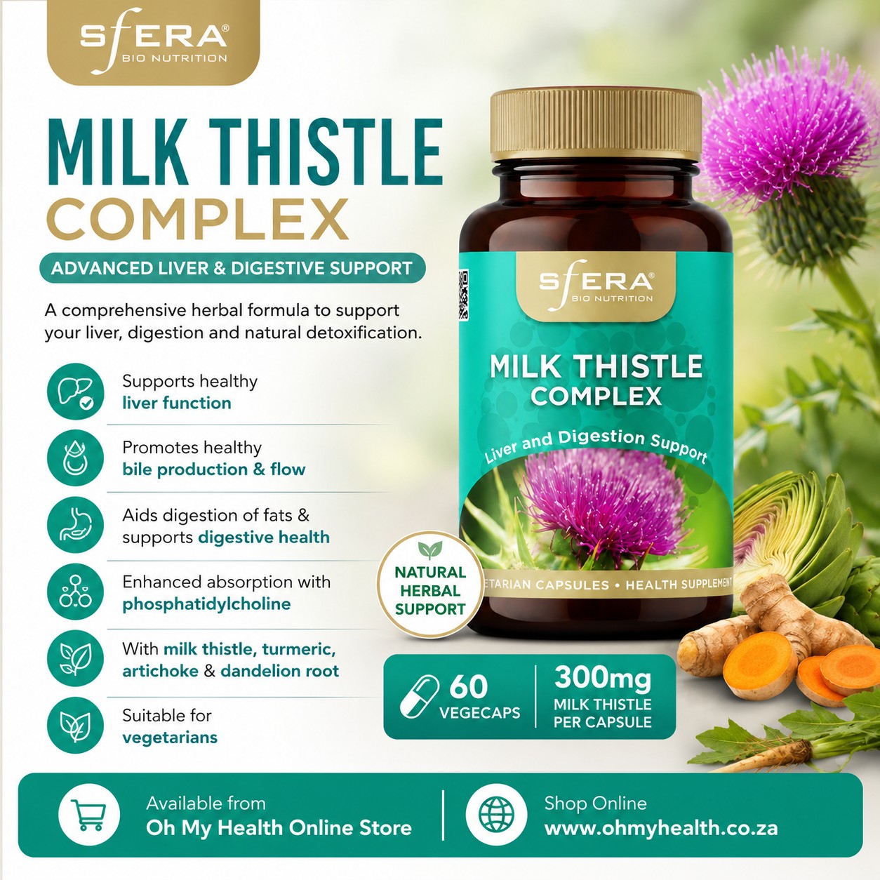 Sfera Milk Thistle Complex 60's - Image 4