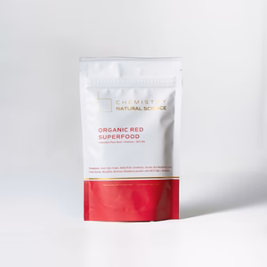 Chemistry Natural Science Organic Red Superfood with 13 organic red fruits