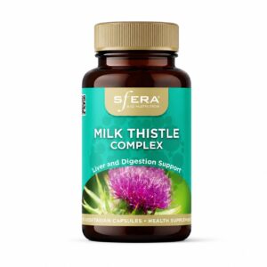 Sfera Milk Thistle Complex liver and digestive support supplement available from Oh My Health Online Store