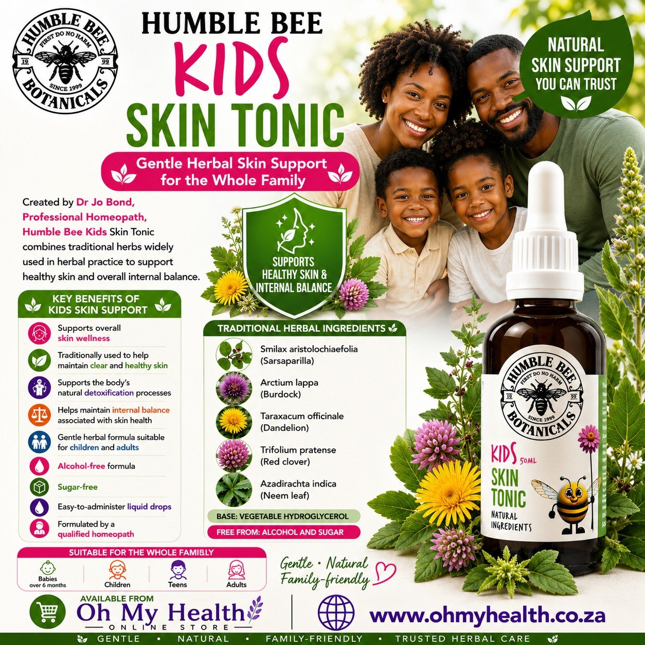 Humble Bee Kids Skin Tonic - Image 2