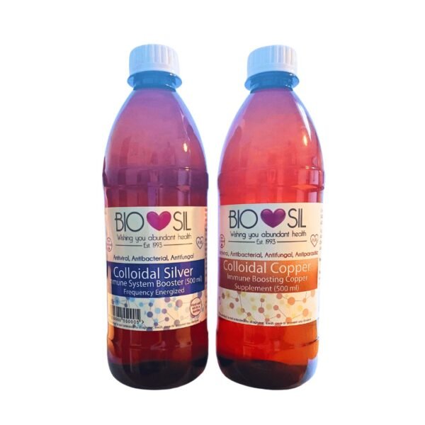 Colloidal Bundle Copper & Silver 2 x 500ml - Oh My Health
