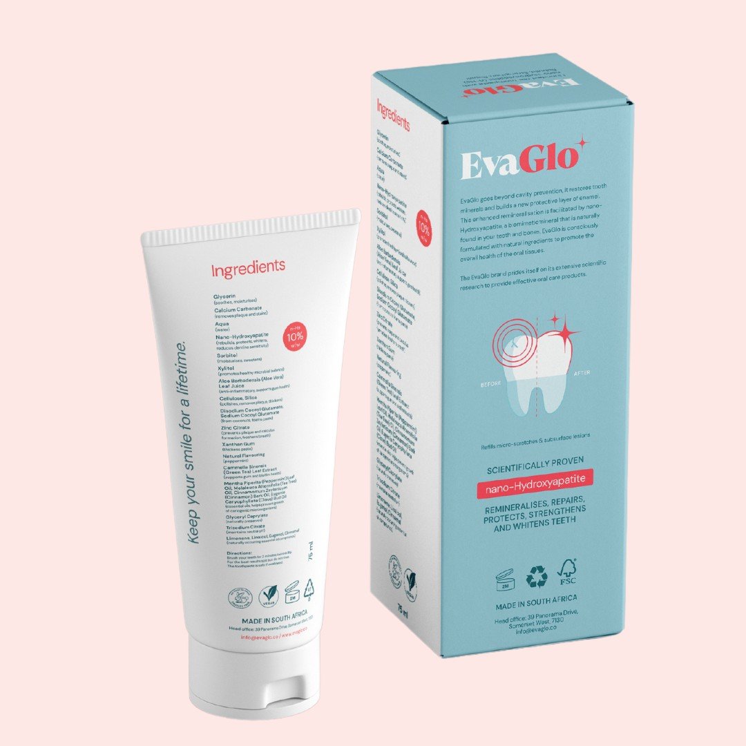 EvaGlo Kids Strawberry Toothpaste (Fluoride-Free) - Image 2