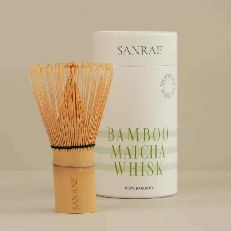 SANRAE Bamboo Matcha Whisk creates smooth frothy ceremonial matcha – Oh My Health Online Store