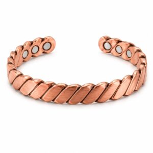 Twisted Pure Copper Bracelet elegant copper cuff – Oh My Health Online Store