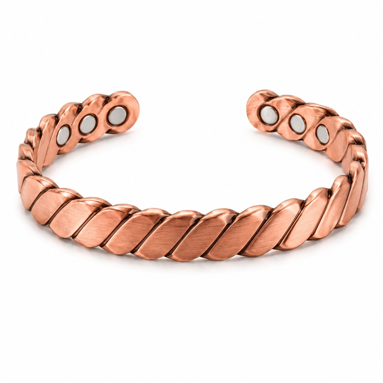 Twisted Pure Copper Bracelet elegant copper cuff – Oh My Health Online Store