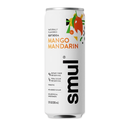 SMUL Mango Mandarin Gut Soda – 4 Pack