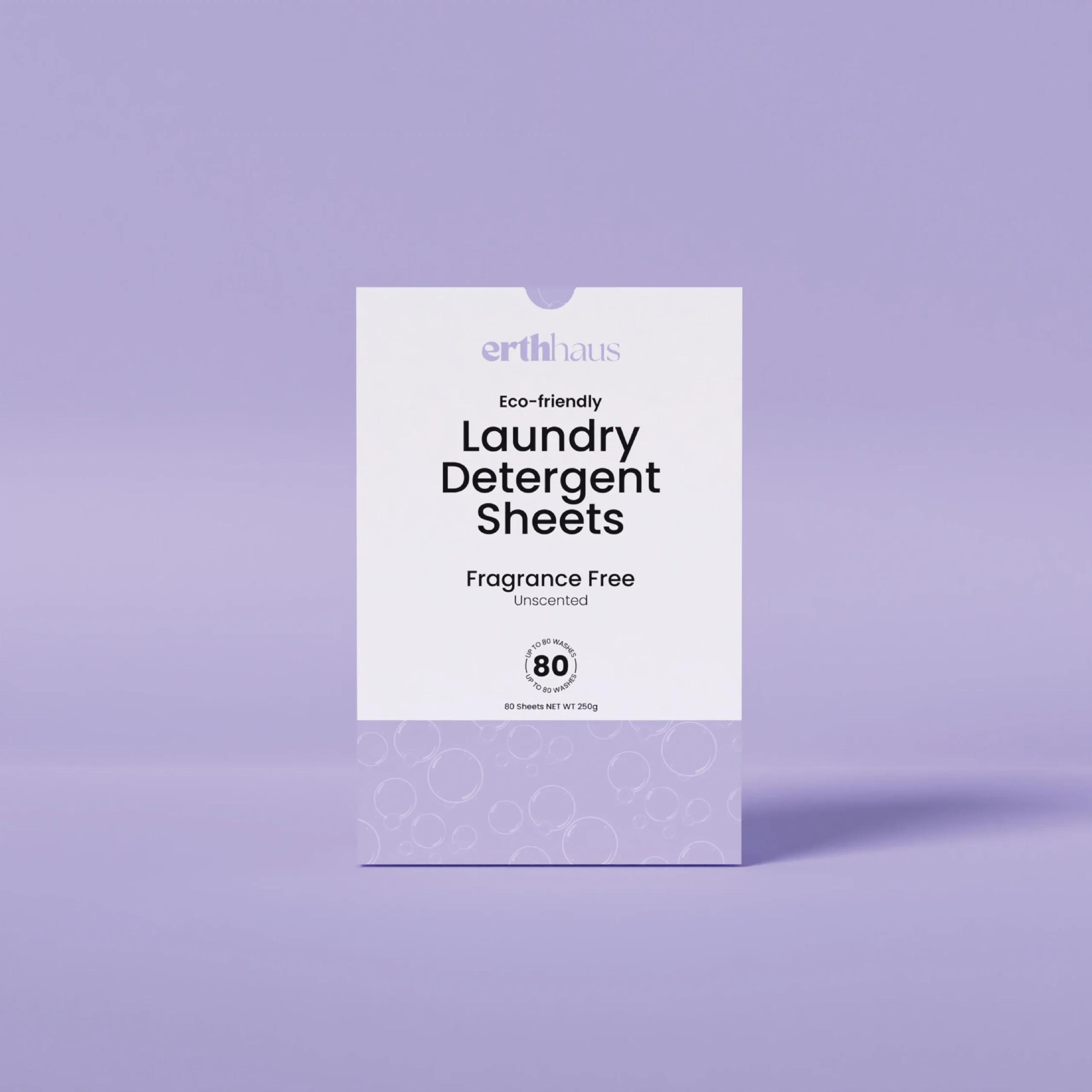 Erthhaus Laundry Detergent Sheets Fragrance Free eco-friendly laundry cleaning – Oh My Health Online Store