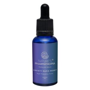 Nature's Pharmatropia Anxiety Rapid Reset High Frequency Tonic 30ml for emotional balance and nervous system wellbeing