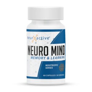 Neuro Active Neuro Mind advanced nootropic supplement for memory, learning, focus and cognitive performance