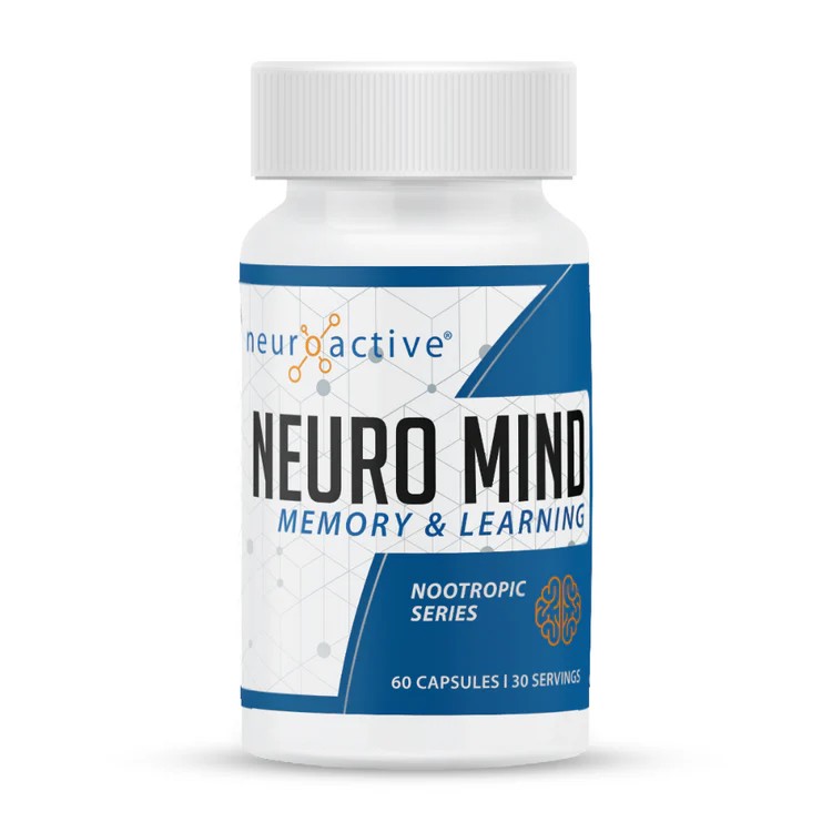 Neuro Active Neuro Mind advanced nootropic supplement for memory, learning, focus and cognitive performance