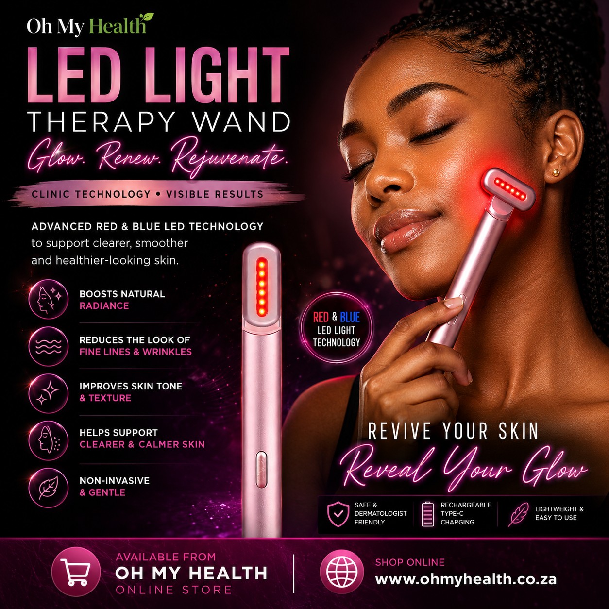 NeuroActive LED Light Therapy Wand - Image 6