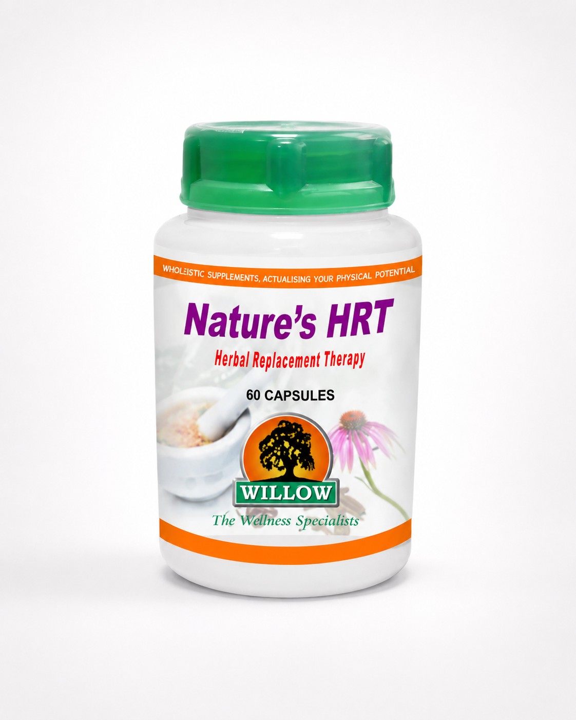 Willow Wellness Nature's HRT 60 capsule botanical supplement for women's wellness from Oh My Health Online Store