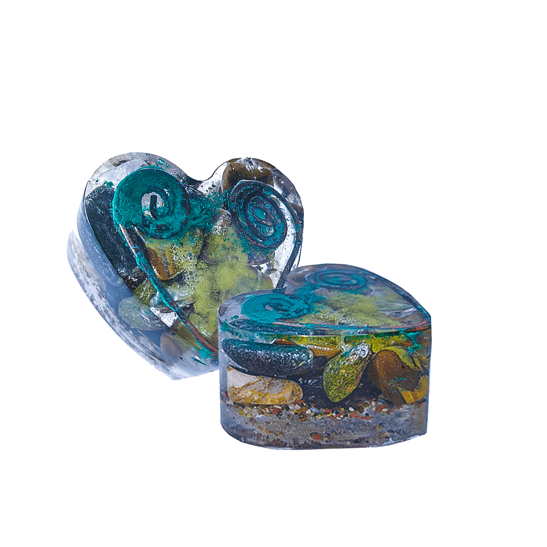 Bio-Sil Orgonite Heart EMF Harmoniser