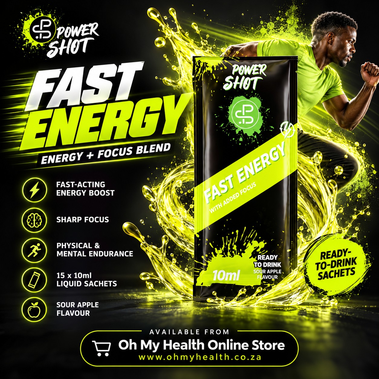 Power Shot Fast Energy 15's - Image 2