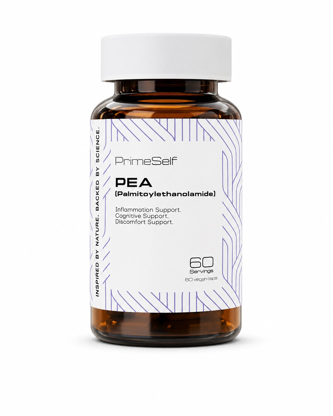 PrimeSelf Palmitoylethanolamide PEA 60 Capsules 600mg from Oh My Health Online Store