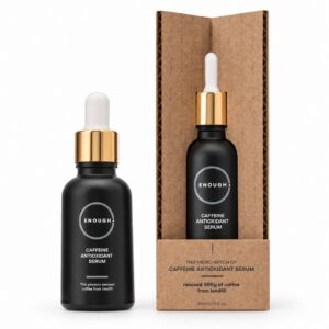 ENOUGH. Caffeine Antioxidant Serum with upcycled coffee seed oil and Acmella Extract