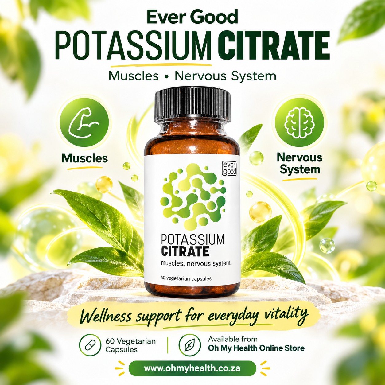 Ever Good Potassium Citrate 60's - Image 2