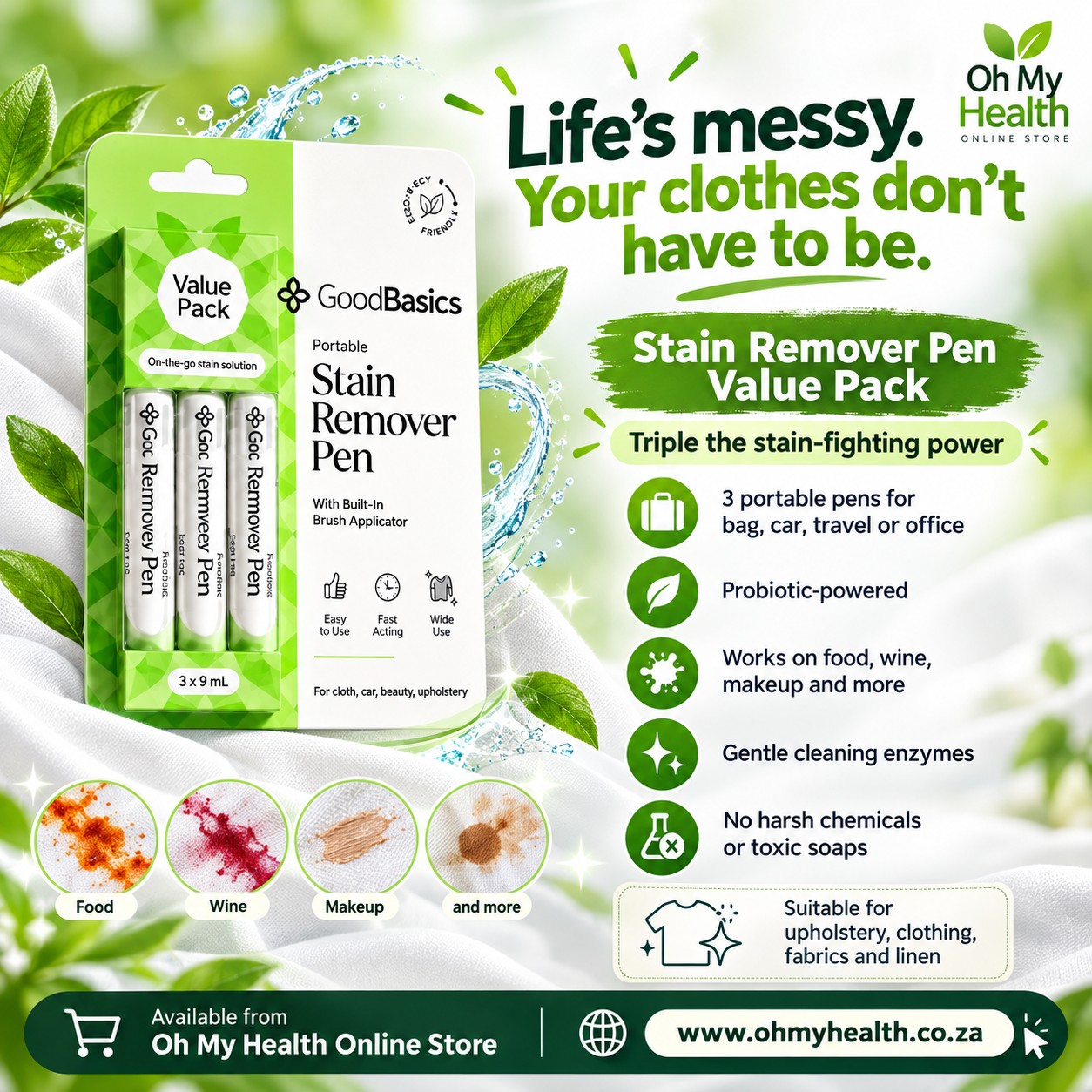 GoodBasics Stain Remover Pen Value Pack – 3 Pack - Image 3